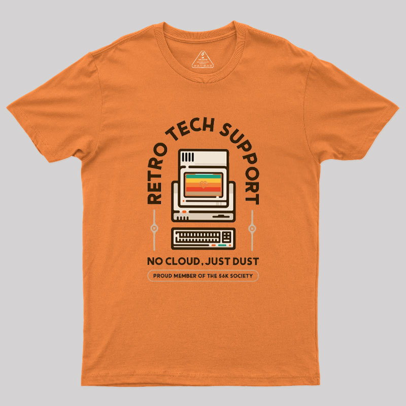 Retro Tech Support Geek T-Shirt