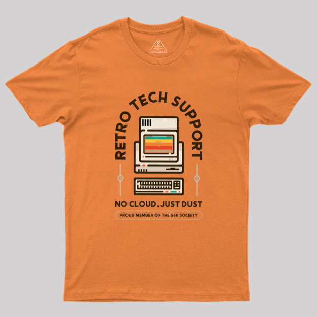 Retro Tech Support Geek T-Shirt