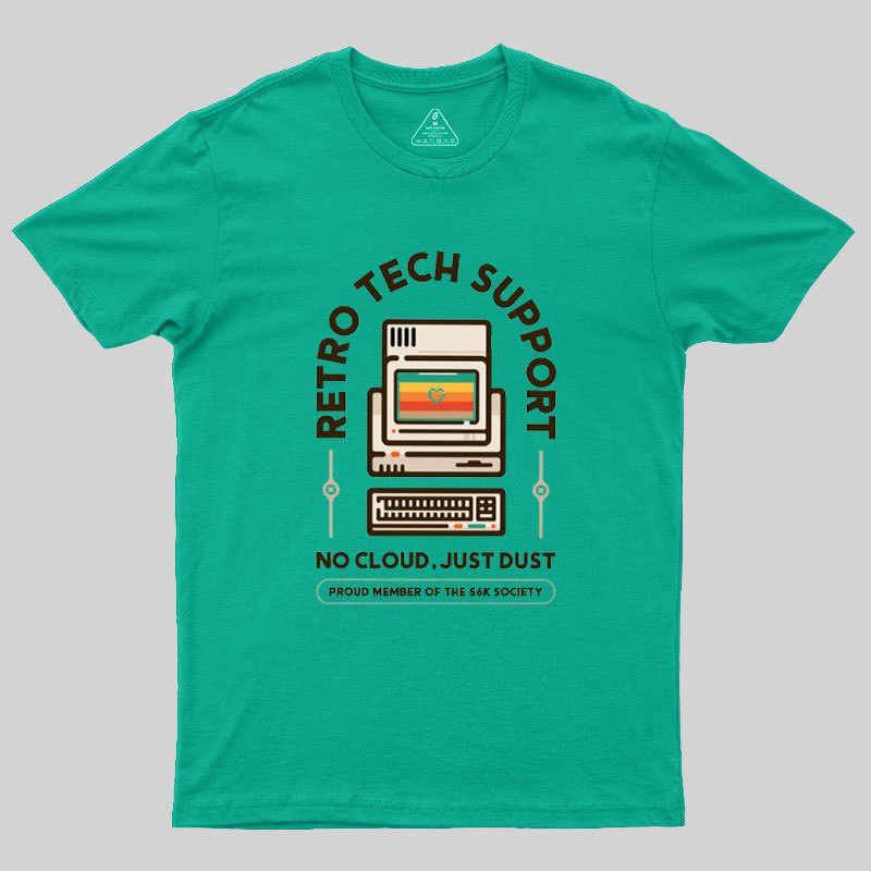 Retro Tech Support Geek T-Shirt