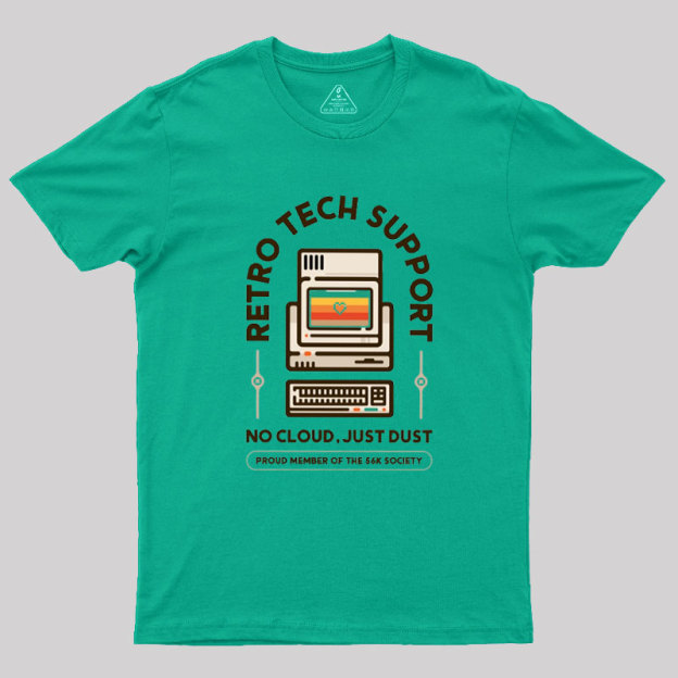 Retro Tech Support Geek T-Shirt