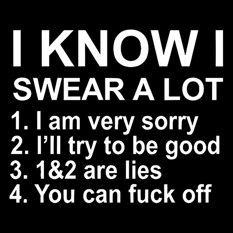 I Know I Swear A Lot Geek T-Shirt