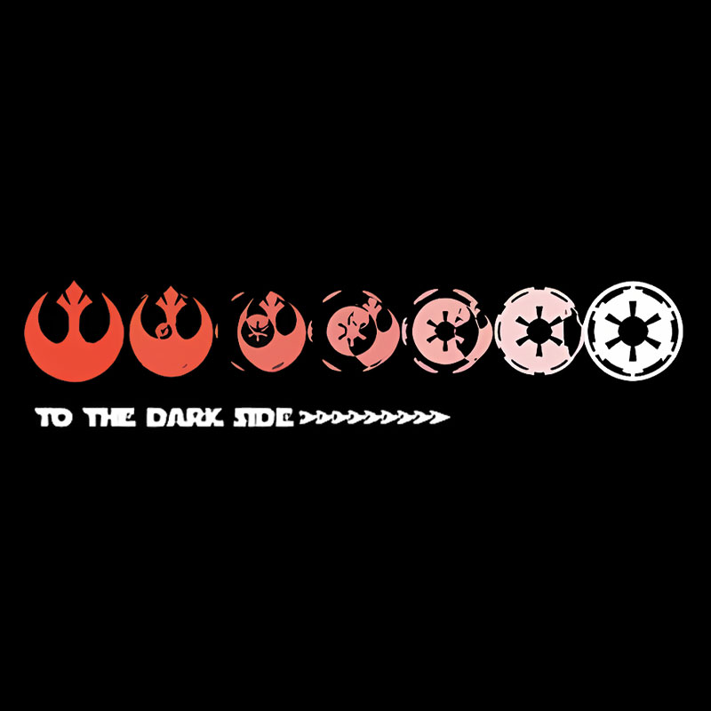 To The Dark Side Geek T-Shirt