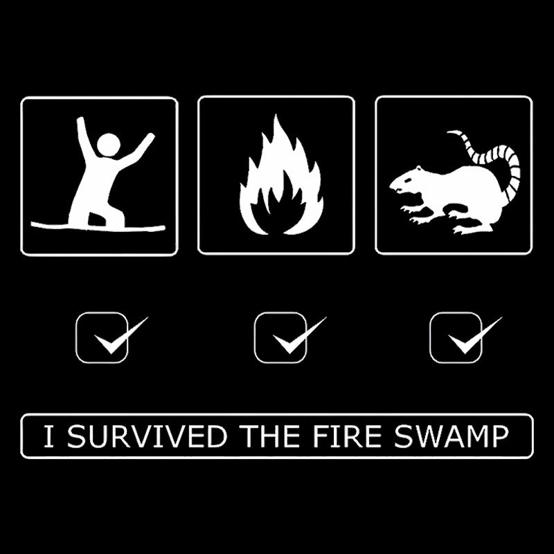 Hazards Of The Fire Swamp Geek T-Shirt