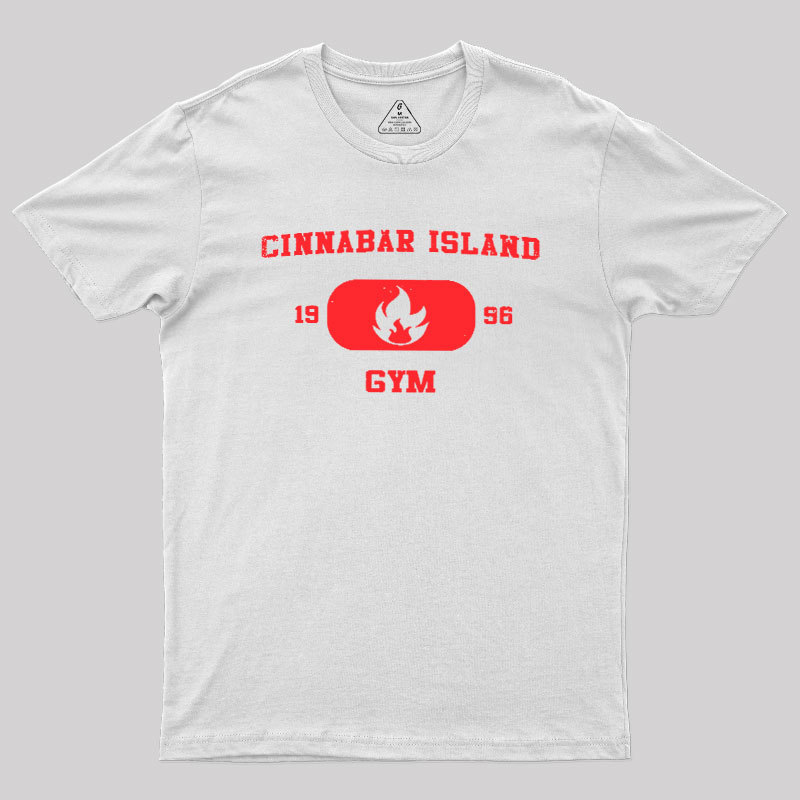Cinnabar Island Gym Geek T-Shirt