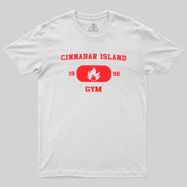 Cinnabar Island Gym Geek T-Shirt