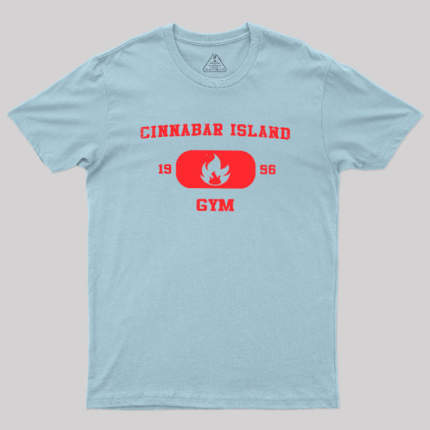 Cinnabar Island Gym Geek T-Shirt