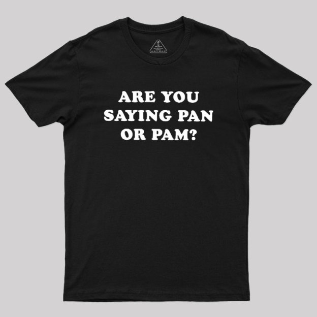 Are You Saying Pan Or Pam Geek T-Shirt