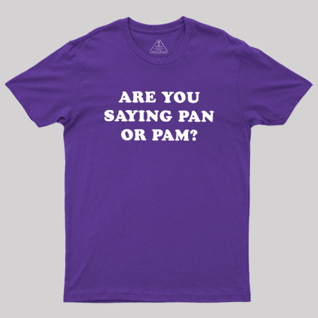 Are You Saying Pan Or Pam Geek T-Shirt
