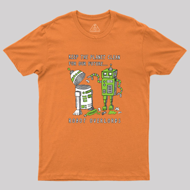 Robot Earth Geek T-Shirt