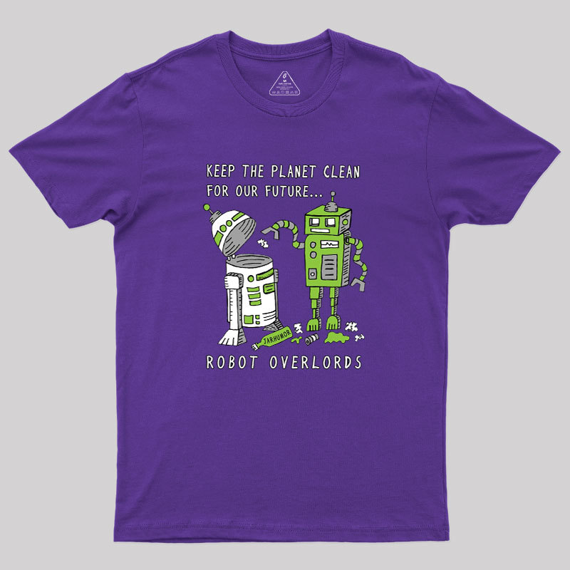 Robot Earth Geek T-Shirt