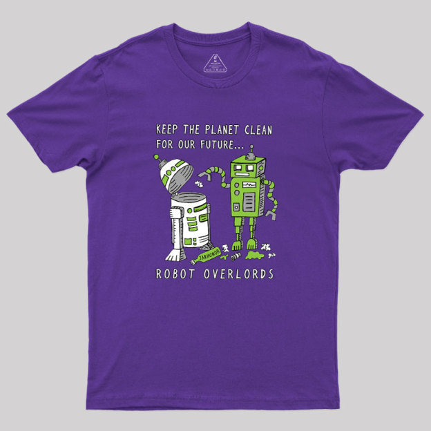 Robot Earth Geek T-Shirt