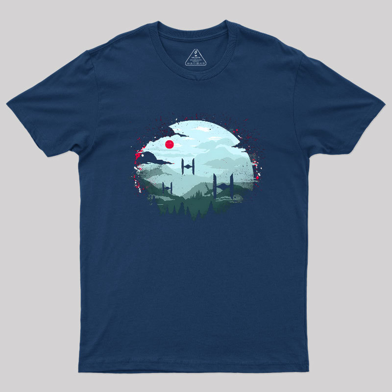 Tie Fighters At Dawn Geek T-Shirt