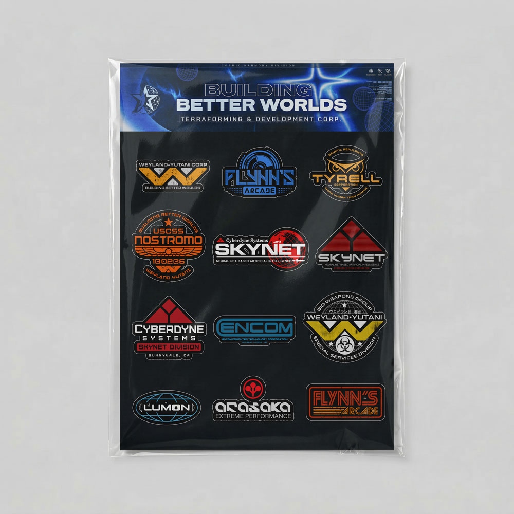 Future Industries Geek Sticker Set