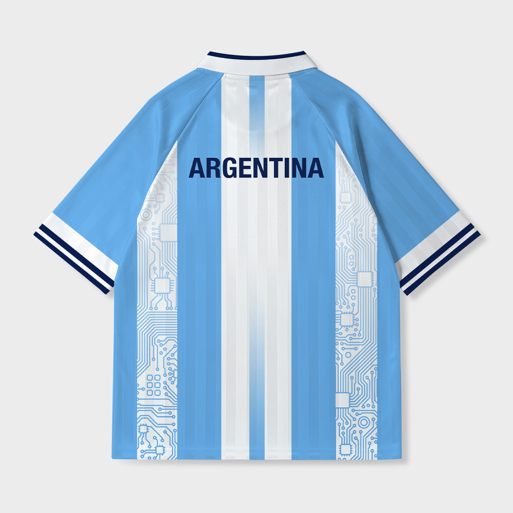 Celestial Stripes Geek Football Jersey