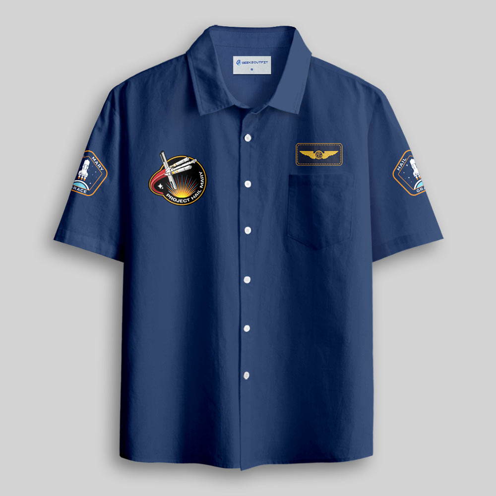 Hail Mary Flight Button Up Pocket Shirt