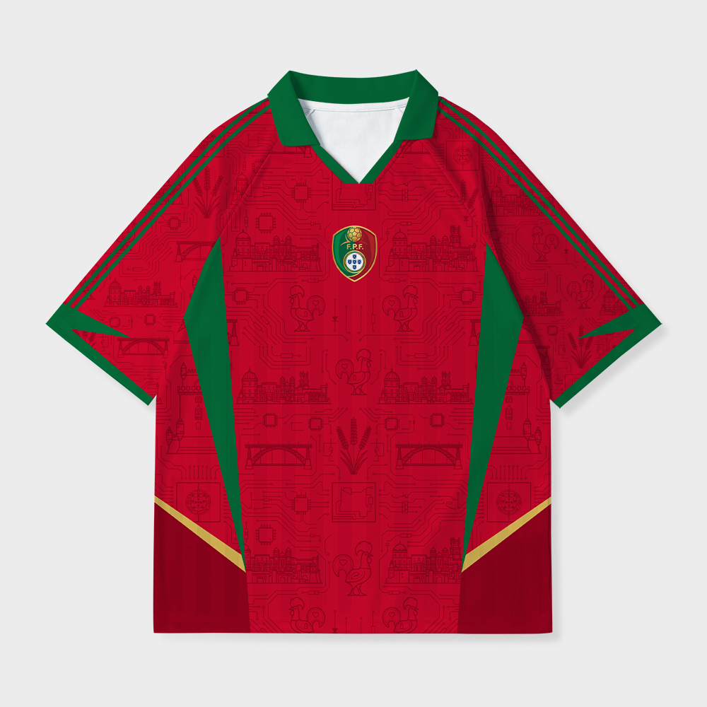 Lusitan Flame Geek Football Jersey