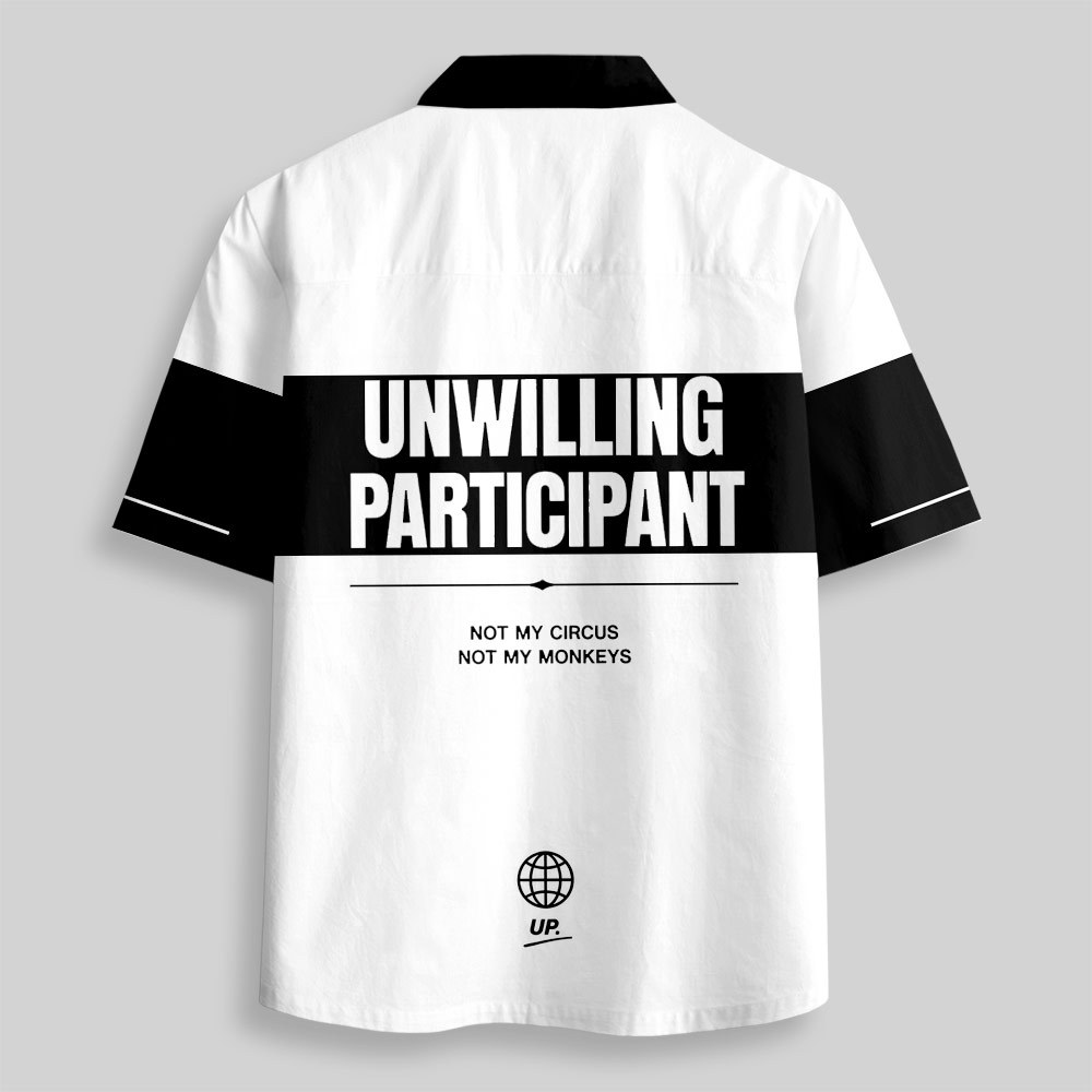 Unwilling Participant Button Up Pocket Shirt