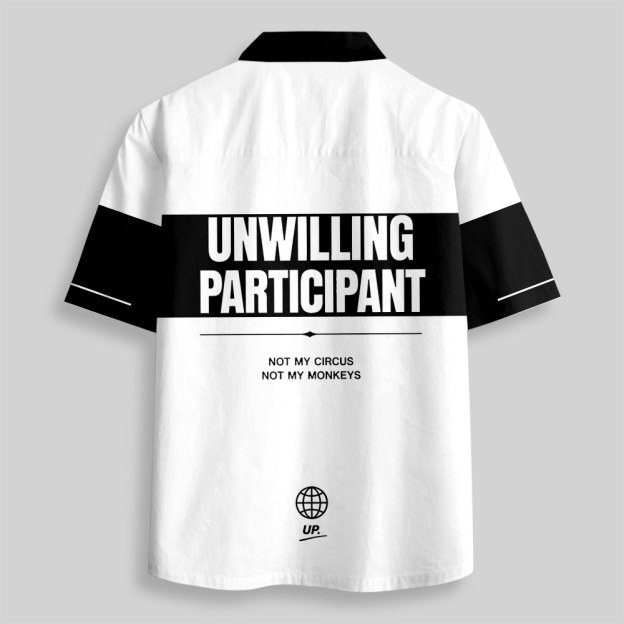 Unwilling Participant Button Up Pocket Shirt