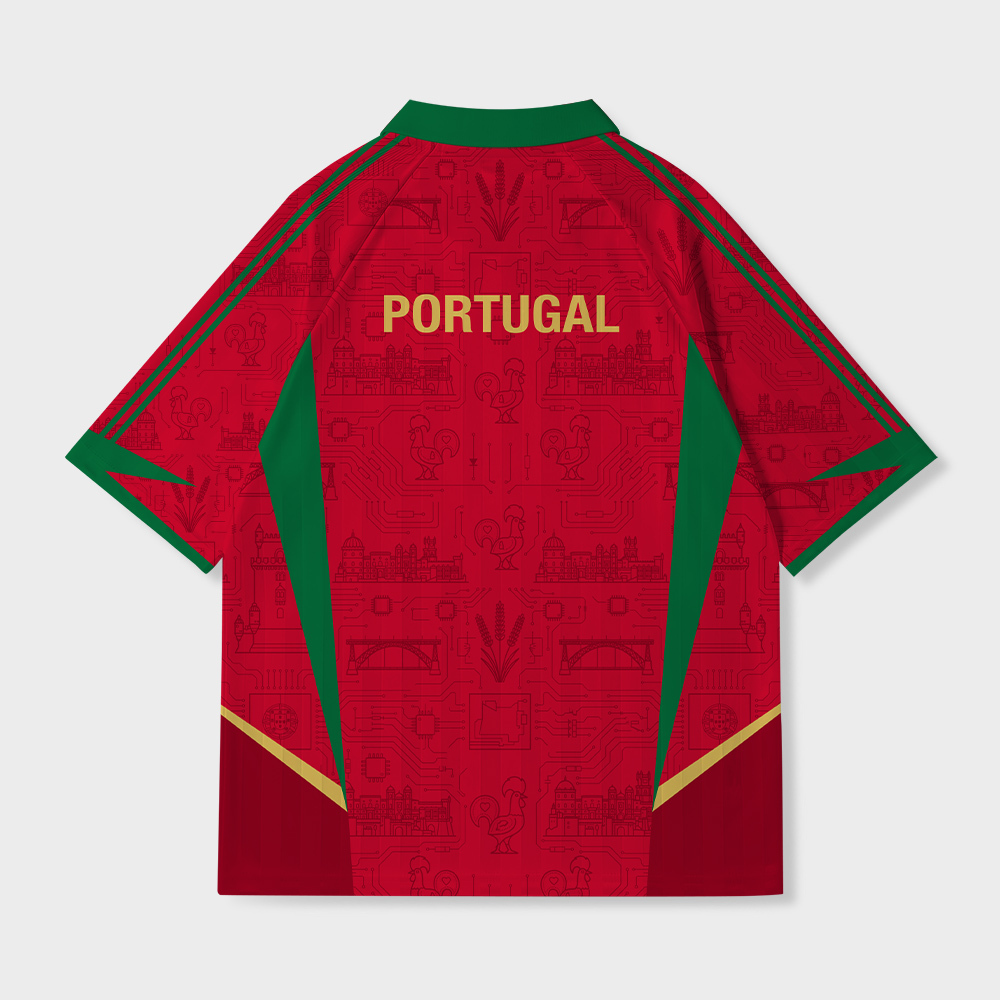 Lusitan Flame Geek Football Jersey