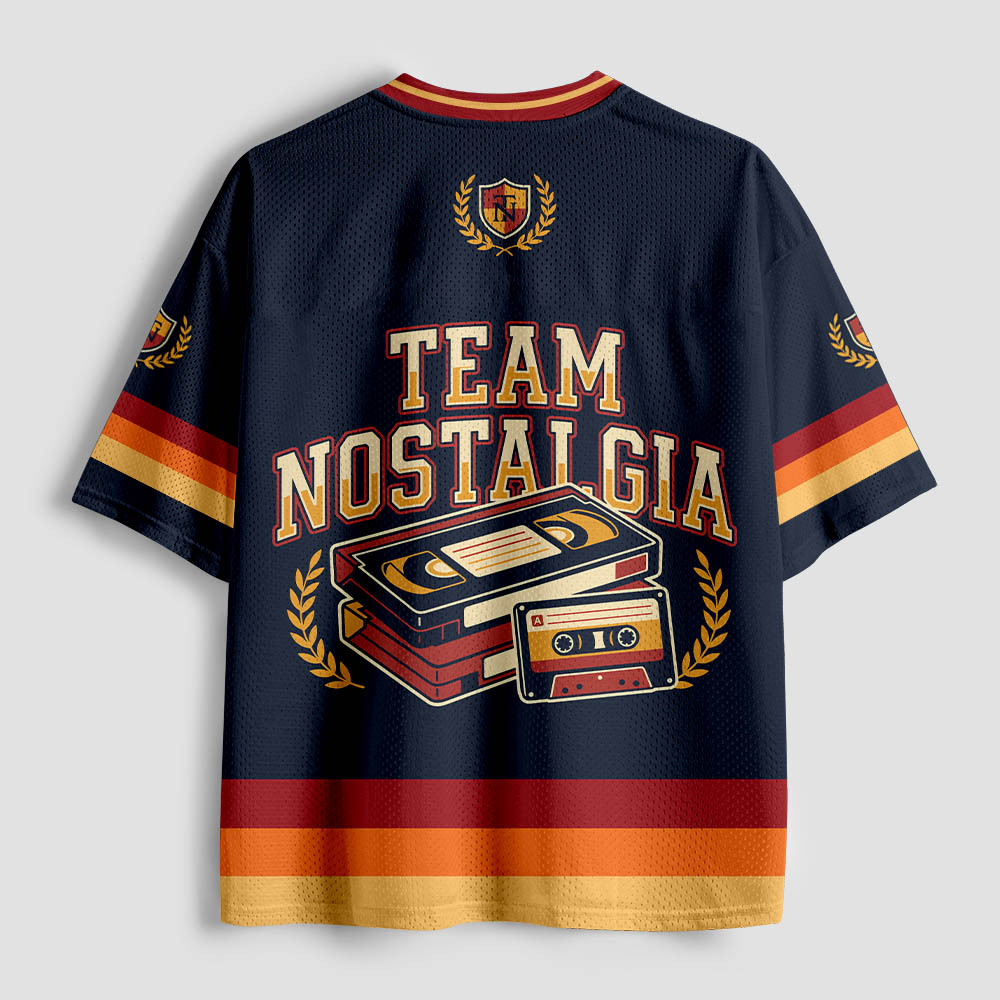 Team Nostalgia – I’m This Old Black Geek Mesh Jersey