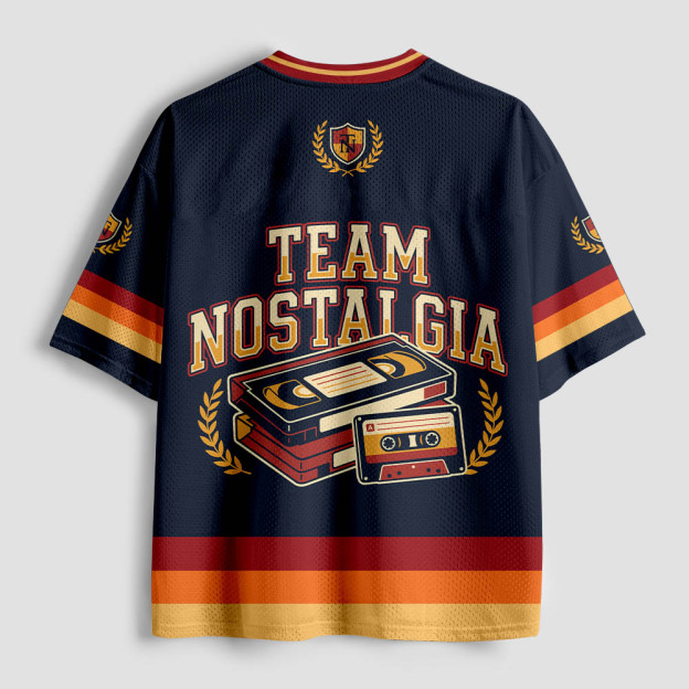 Team Nostalgia – I’m This Old Black Geek Mesh Jersey