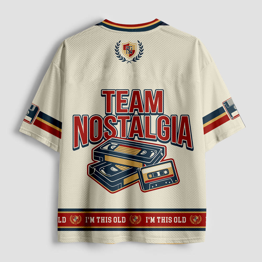 Team Nostalgia – I’m This Old Geek Mesh Jersey