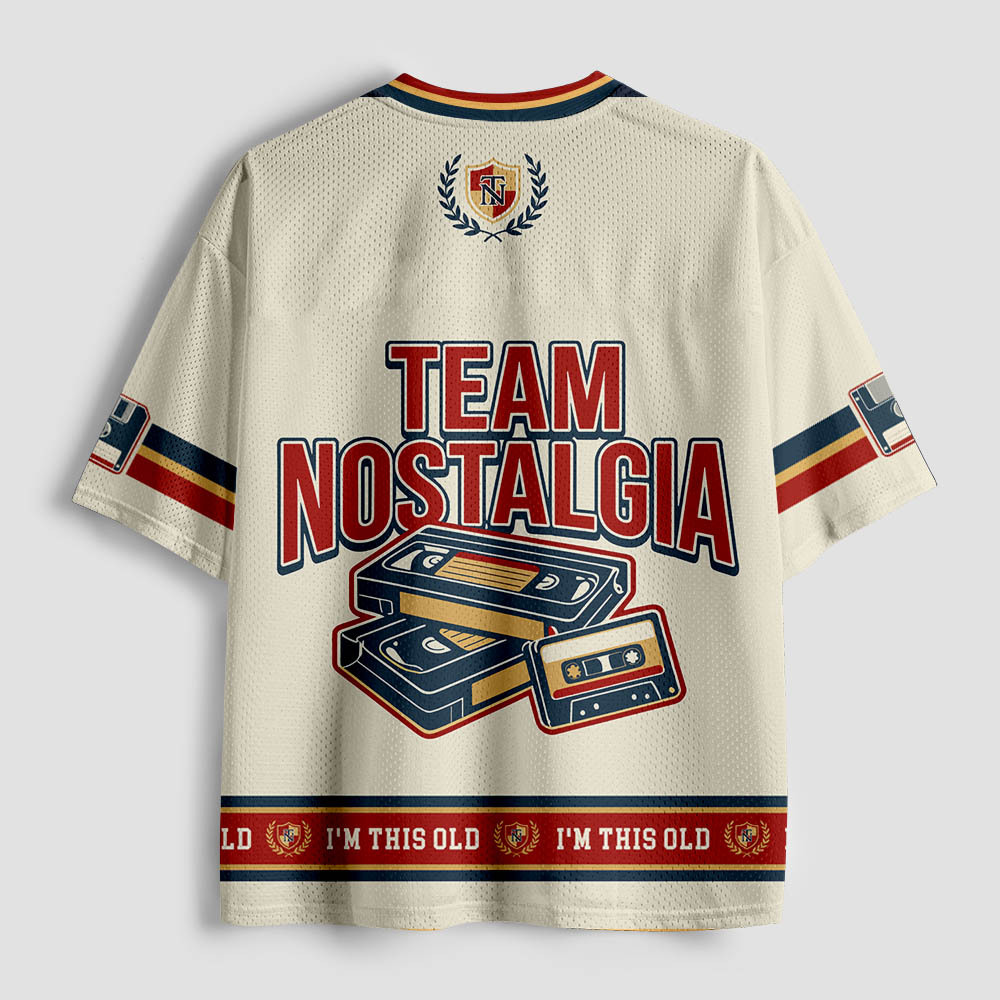 Team Nostalgia – I’m This Old Geek Mesh Jersey