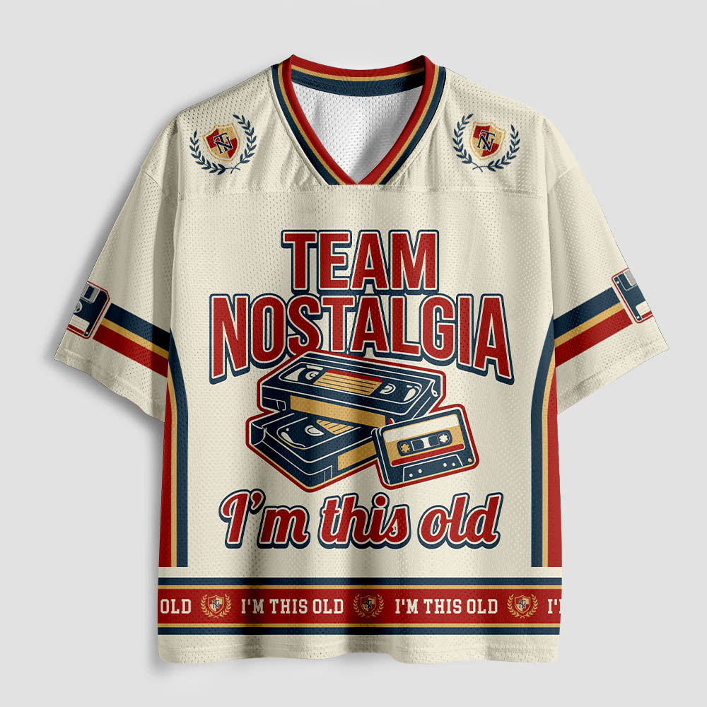 Team Nostalgia – I’m This Old Geek Mesh Jersey