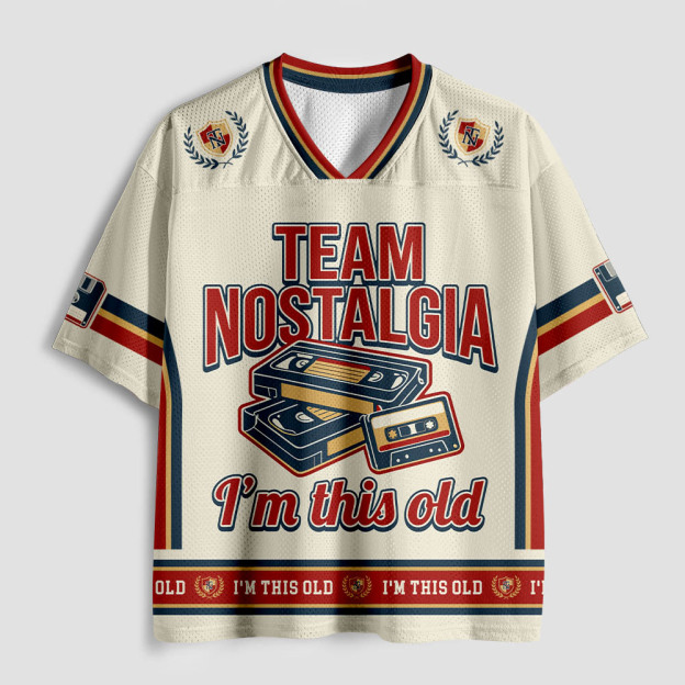 Team Nostalgia – I’m This Old Geek Mesh Jersey