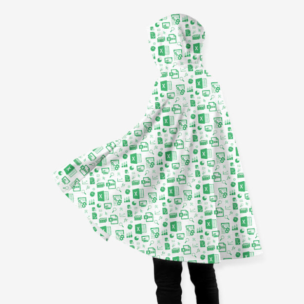 Spreadsheet Chic ]Flannel Cloak