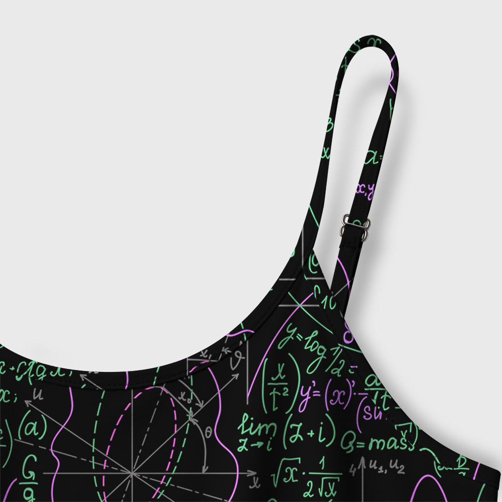 Math Function Curve Geek A-Line Cami Dress