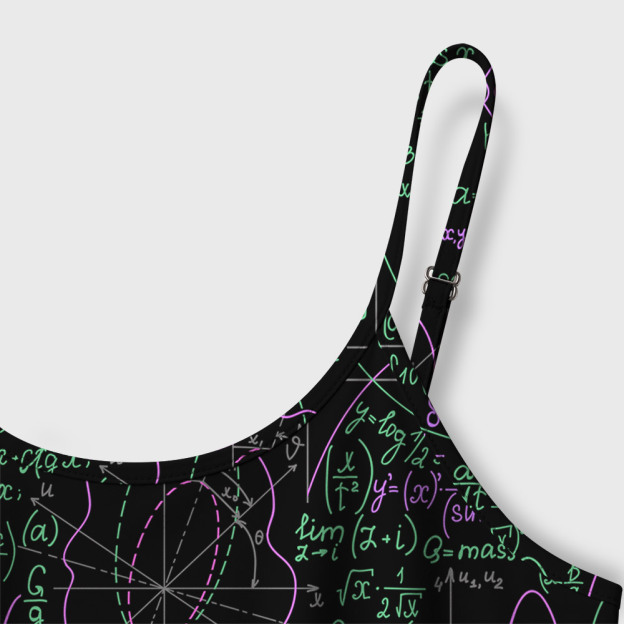 Math Function Curve Geek A-Line Cami Dress