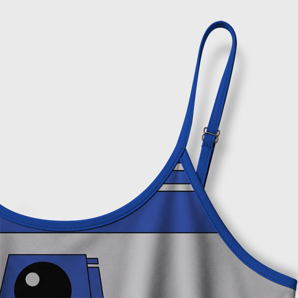 Blue Droid Fashion Geek A-Line Cami Dress