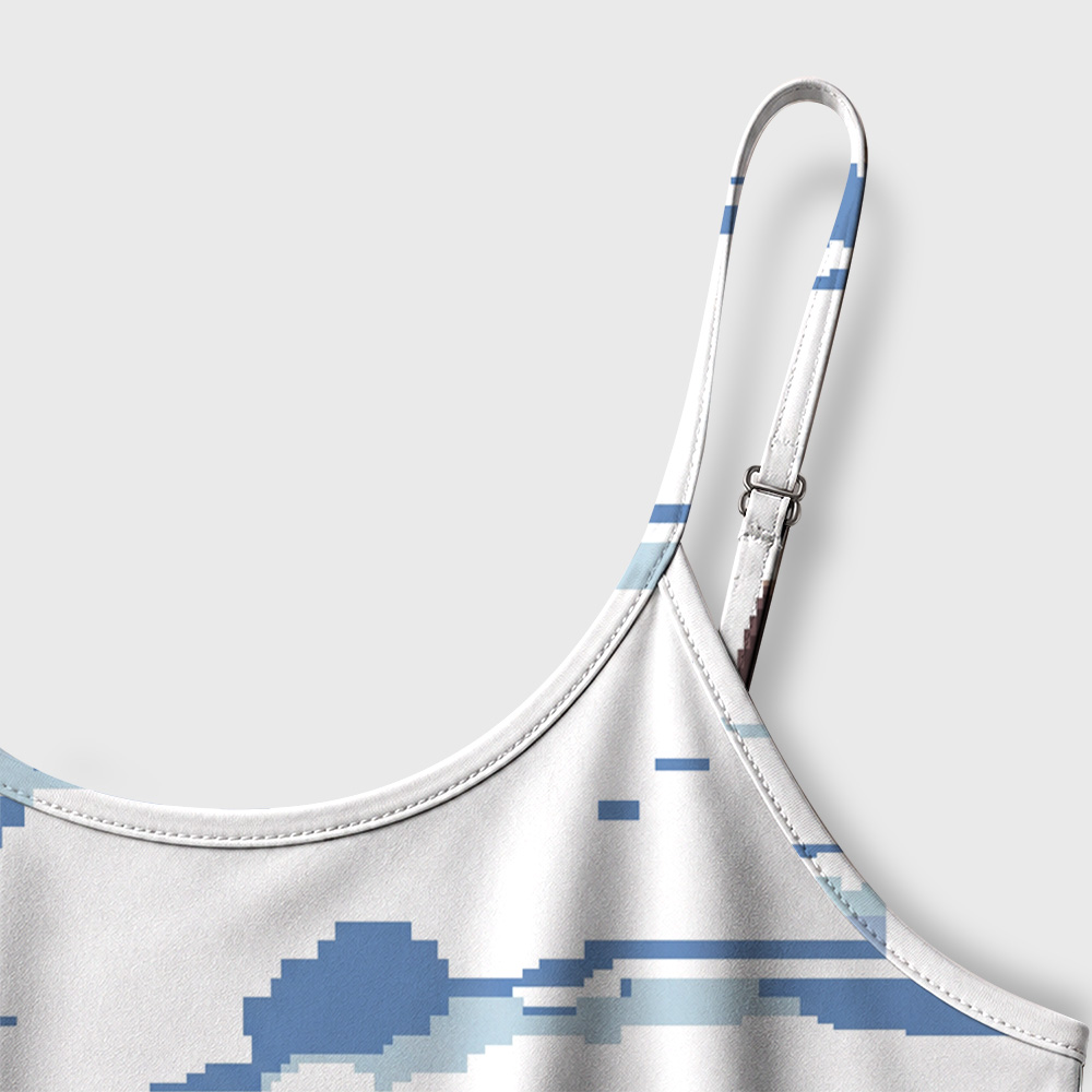 8-Bit Wish You Were Here Geek A-Line Cami Dress