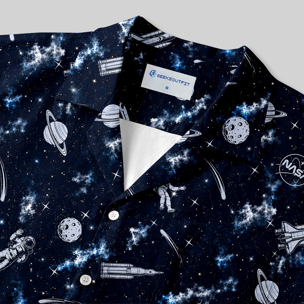 Deep Galaxy Explorer Series Button Up Pocket Shirt