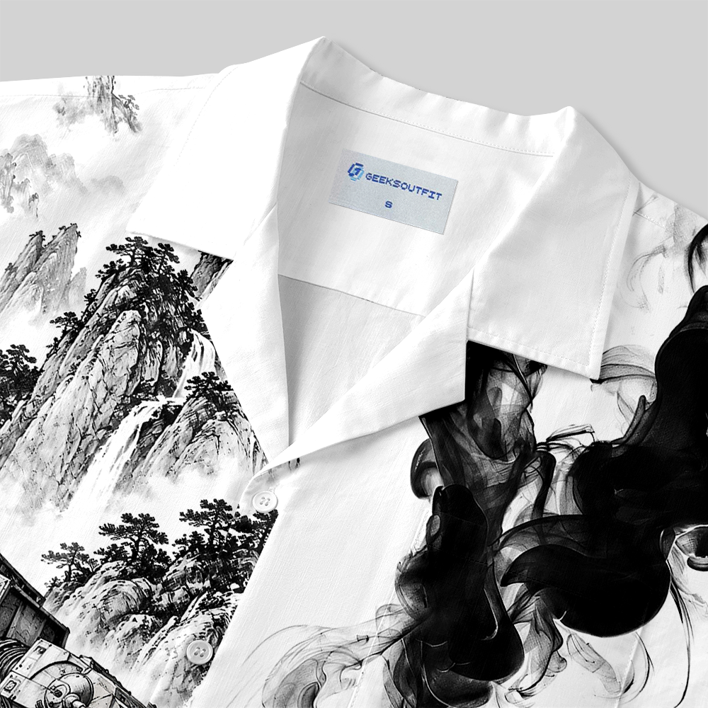 Ink Mountain Walker Series Button Up Pocket Shirt