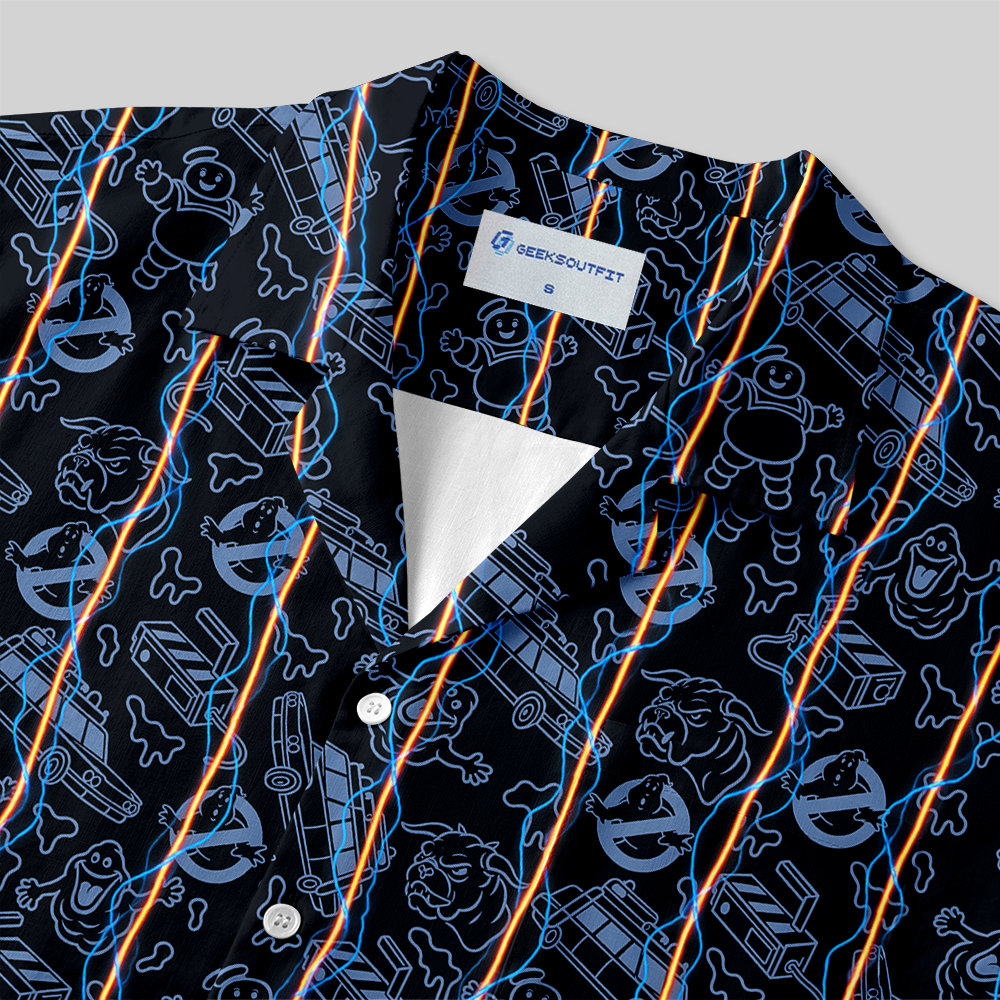 Neon Phantom Spirit Series Button Up Pocket Shirt