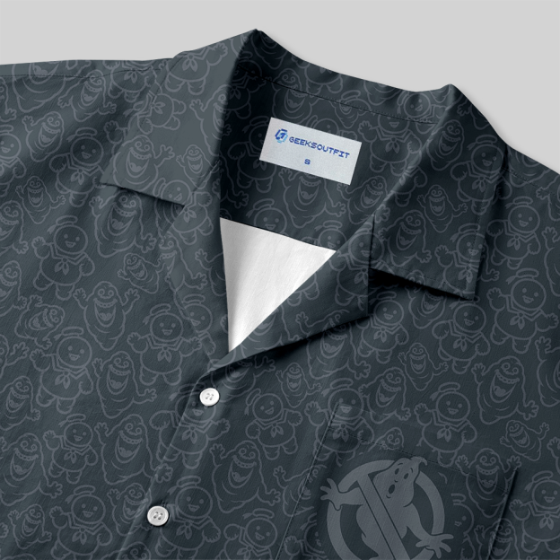Subtle Phantom Outline Series Button Up Pocket Shirt