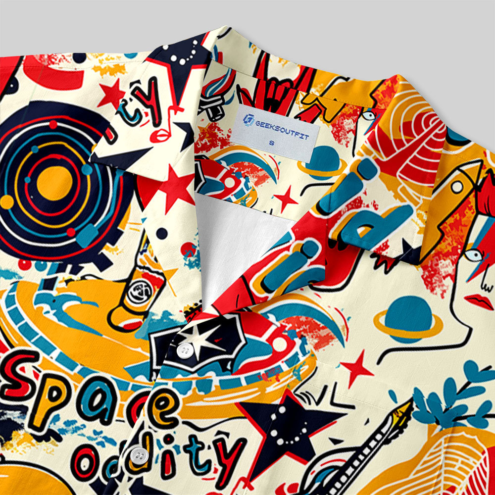 Space Oddity Button Up Pocket Shirt