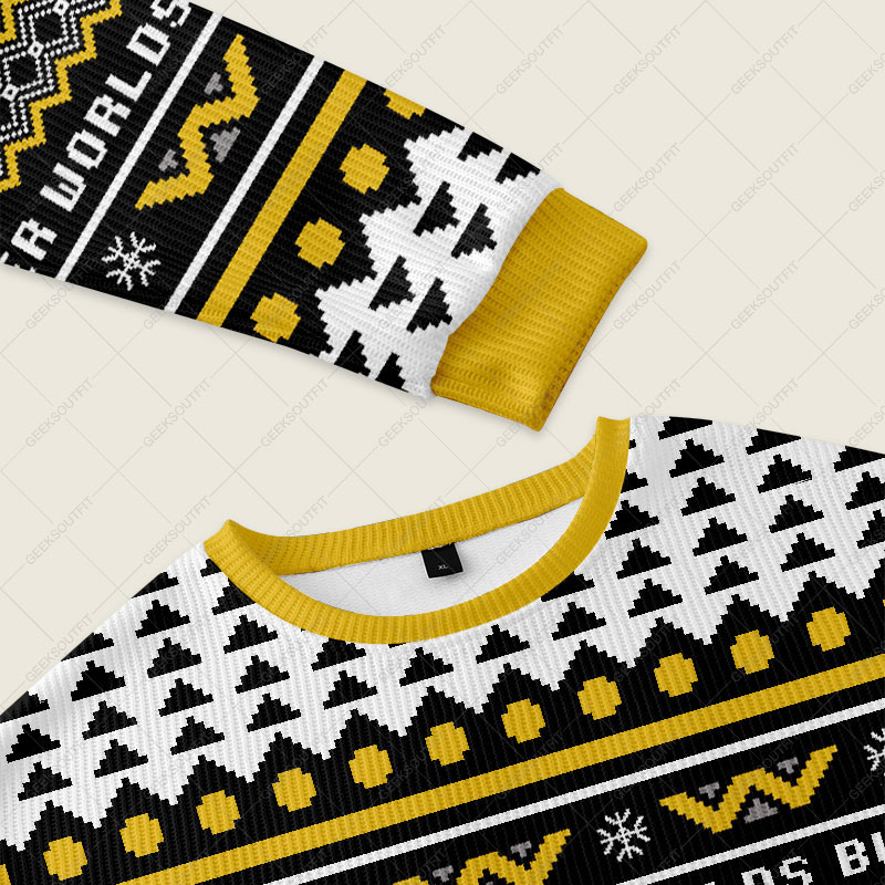 USCSS Nostromo Ugly Christmas Fuzzy Fleece Sweatshirt