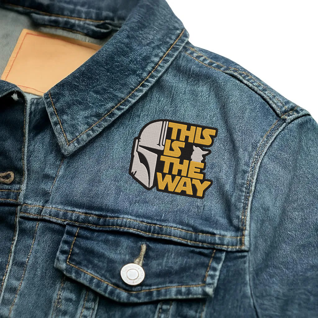 The Is The Way Funny Geek Embroidered Patch