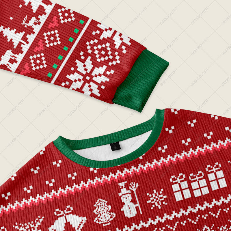 Truth Is Treason Ugly Christmas Fuzzy Fleece Sweatshirt