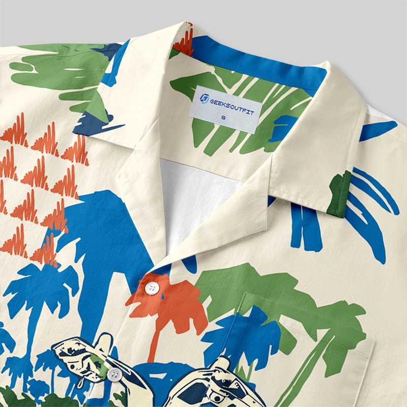 Go To The Future Button Up Pocket Shirt