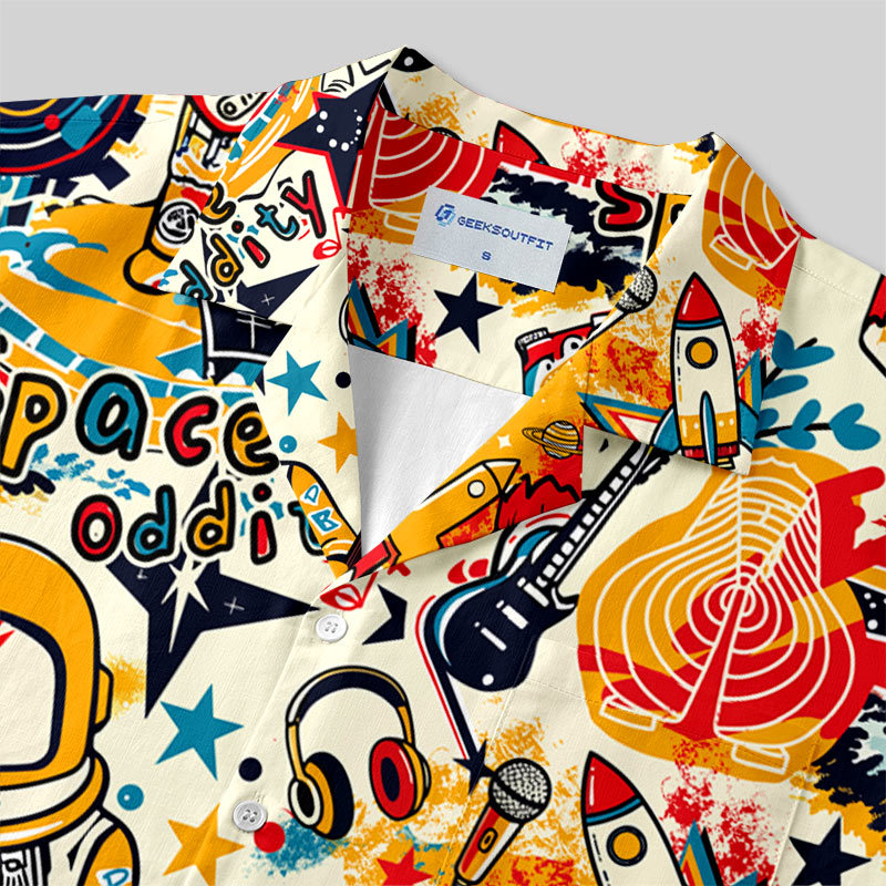 Space Oddity Button Up Pocket Shirt