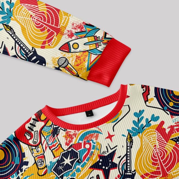 Space Oddity Fuzzy Fleece Sweatshirt