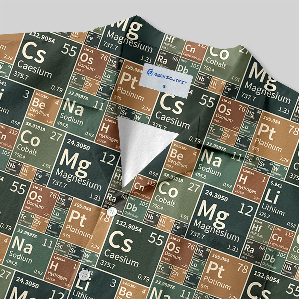 Periodic Chic Button Up Pocket Shirt