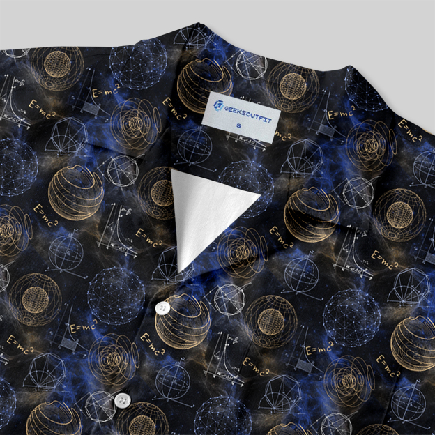 Quantum Cosmo Button Up Pocket Shirt
