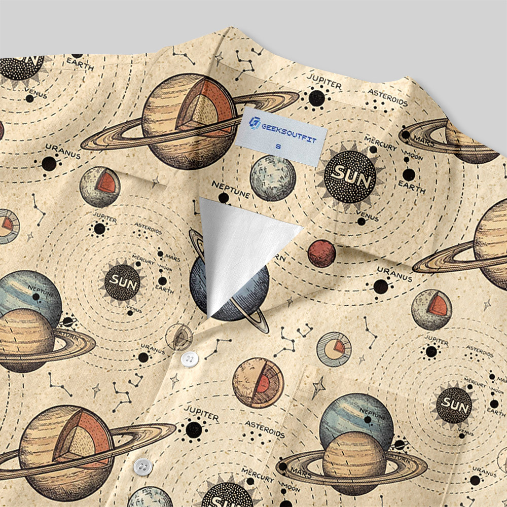 Solar Odyssey Button Up Pocket Shirt