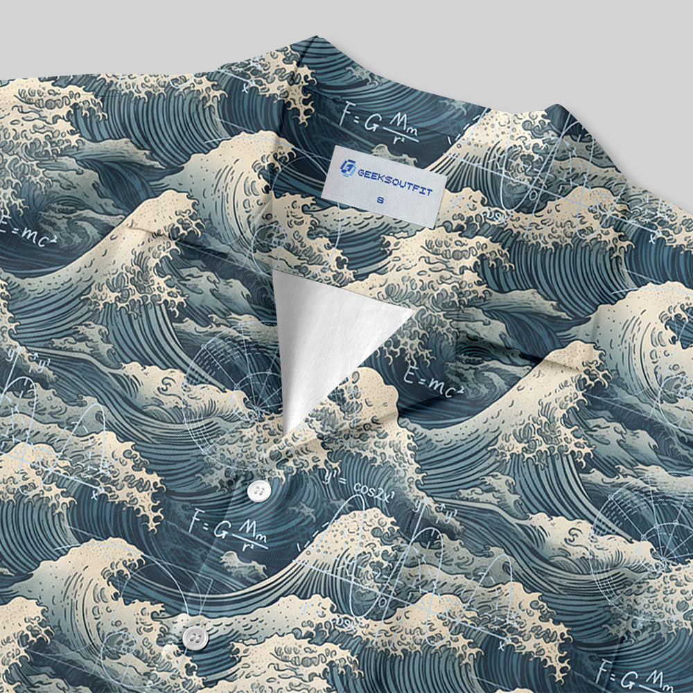 Wave of Genius Button Up Pocket Shirt