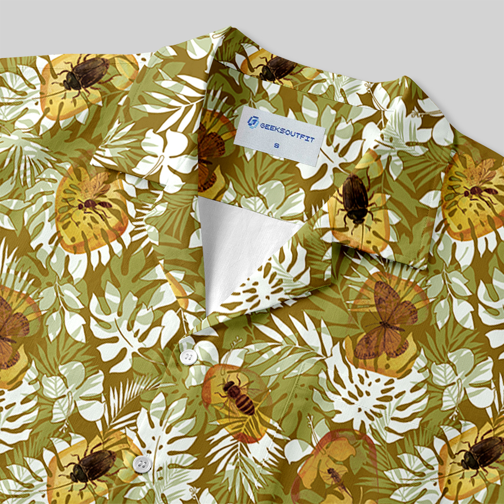 Amber Jungle Button Up Pocket Shirt